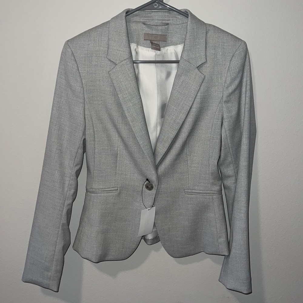 H&M gray blazer